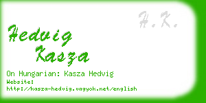 hedvig kasza business card
